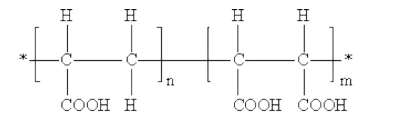 Acrylic Acid Maleic Acid Copolymer(MA/AA) Structural Formula