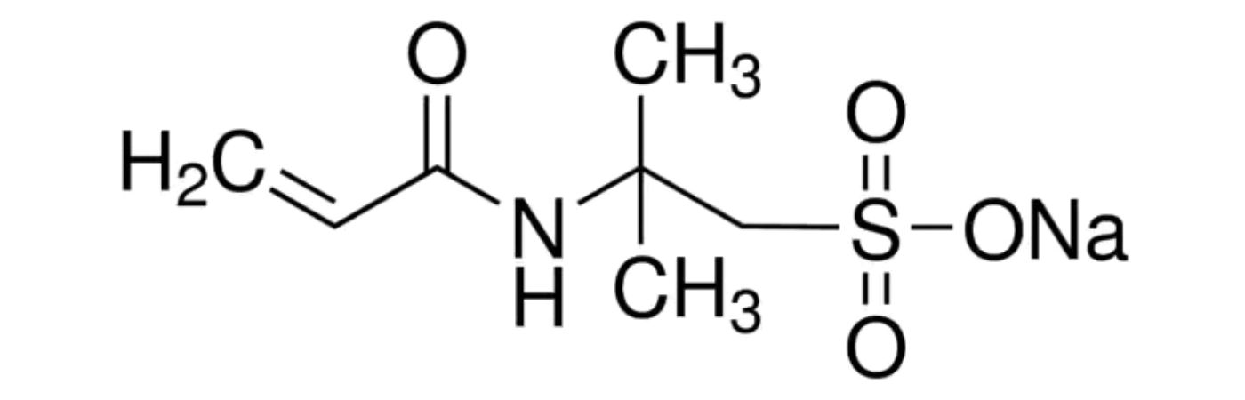 Sodium Salt of 2-Acrylamido-2-Methylpropane Sulfonic Acid (ATBS.Na) Structural Formula