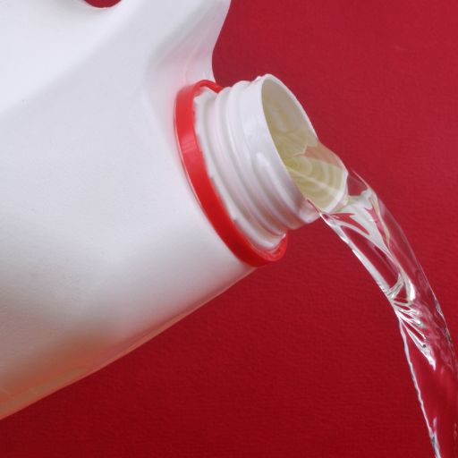 Pour bleach