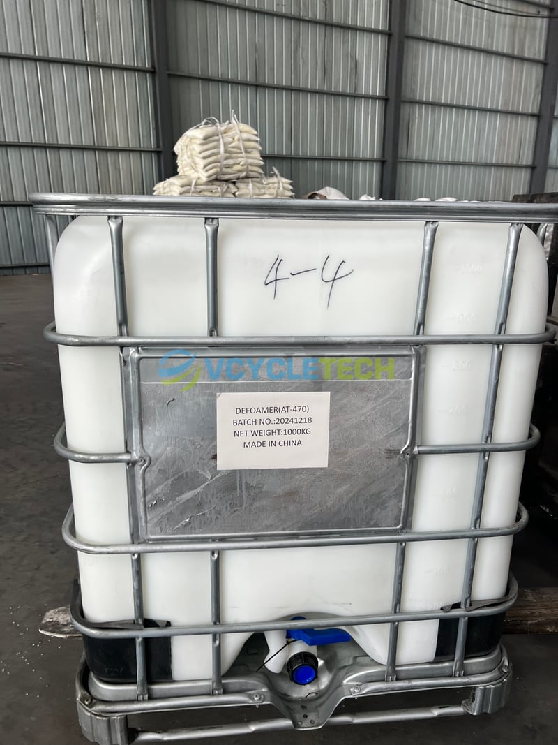 Organic Silicon Defoamer — factory packing & shipment (IBC totes, FCL) by VCYCLETECH