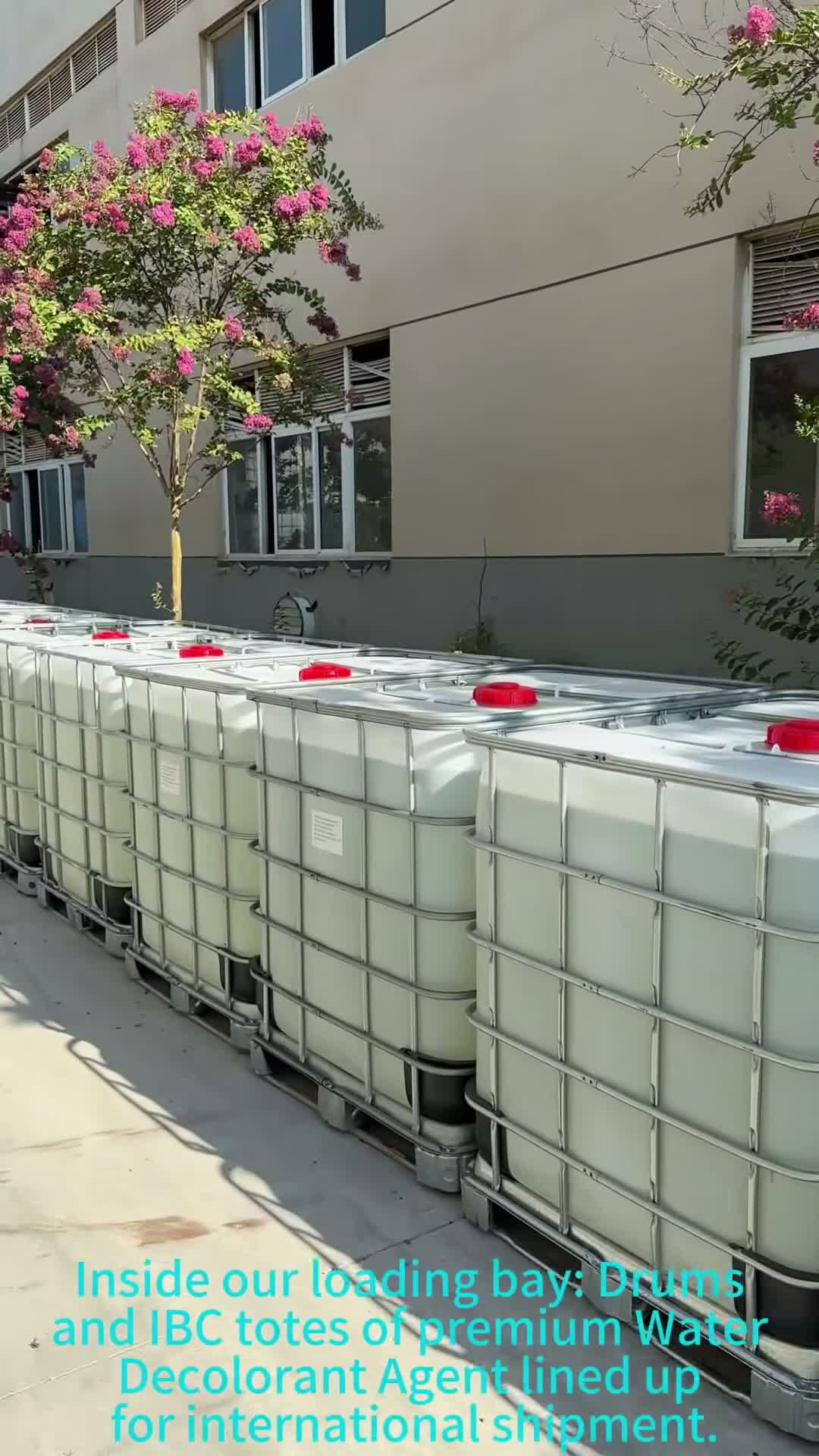 Water Decolorant Agent Factory Dispatch & IBC Packaging