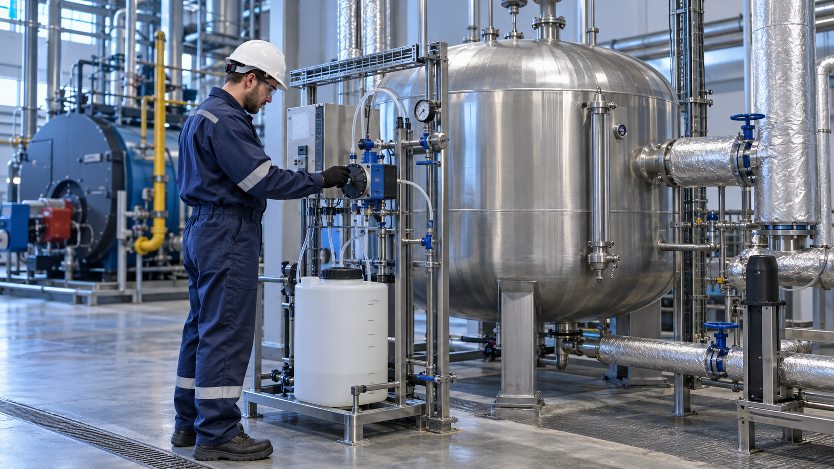 Boiler Oxygen Scavenger Injection Point: Choose for Reaction Time and Mixing